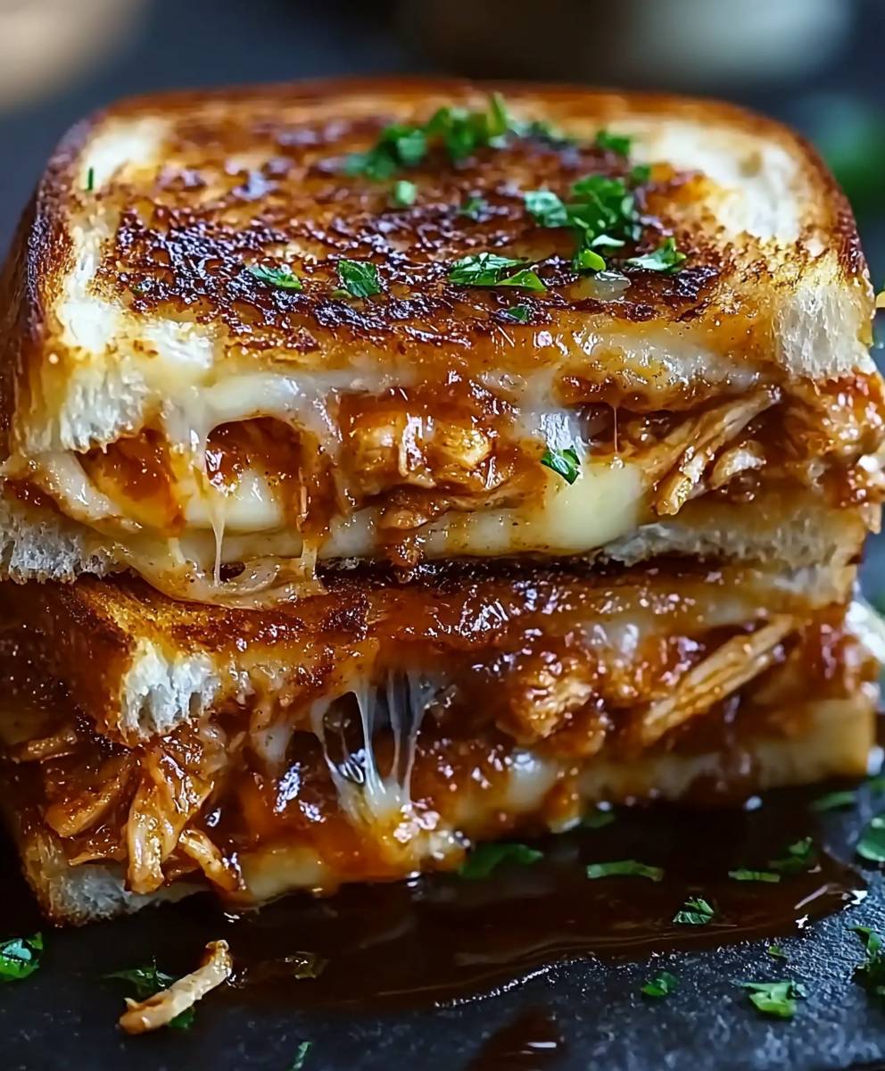 BBQ Chicken Grilled Cheese