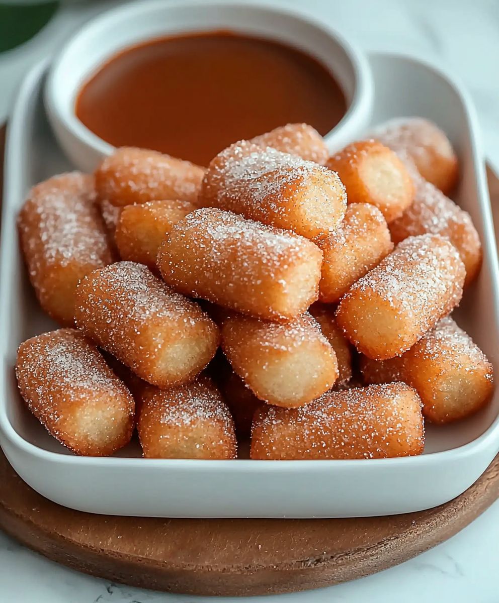 Air Fryer Churro Bites