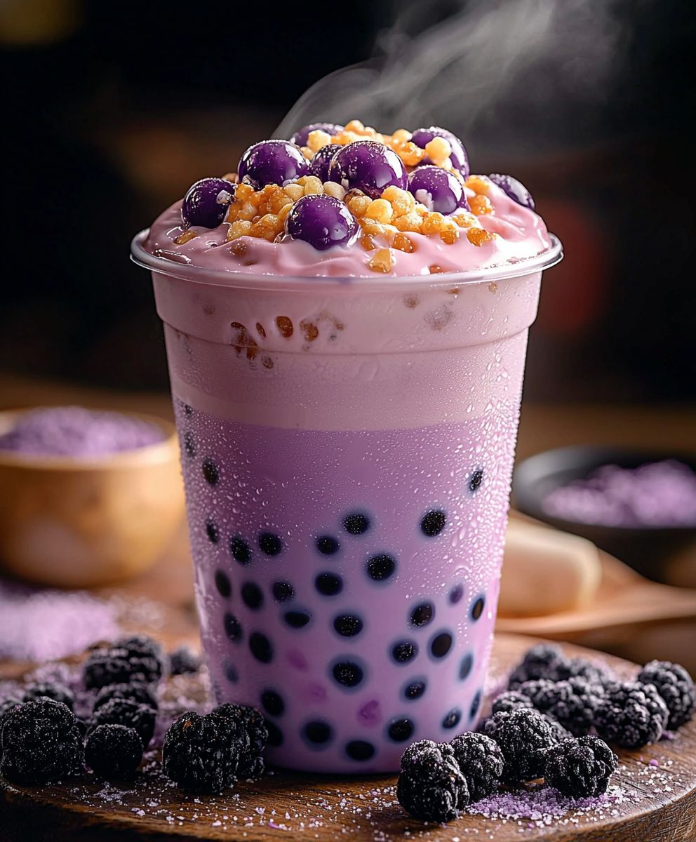 Purple Boba Tea