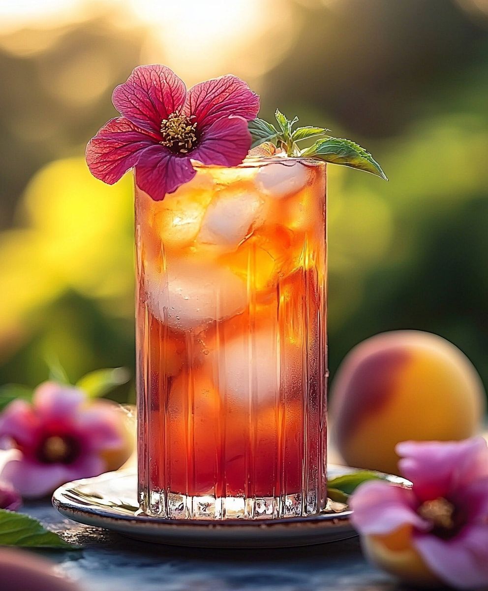 Peach Hibiscus Tea