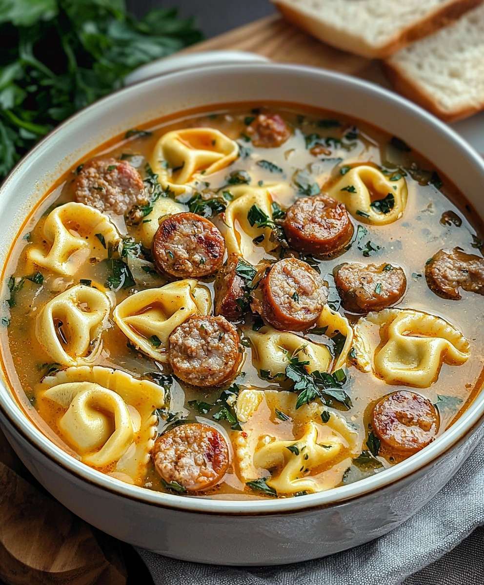 Sausage Tortellini Soup