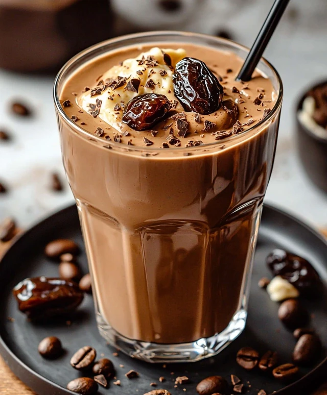 Tahini Chocolate Coffee Shake