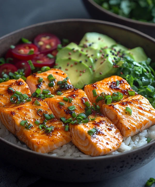 Sweet and Spicy Salmon Bowl