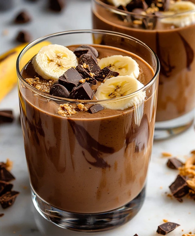 Chocolate Peanut Butter Smoothie