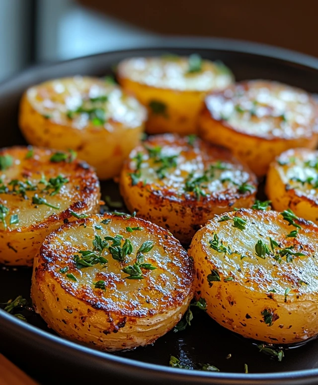 Crispy Baby Potato Rounds