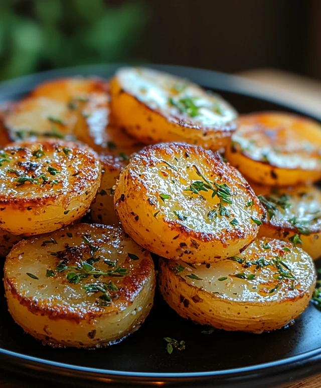 Crispy Baby Potato Rounds