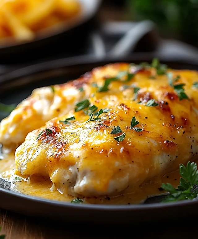 Cheddar Cheese Chicken Dish