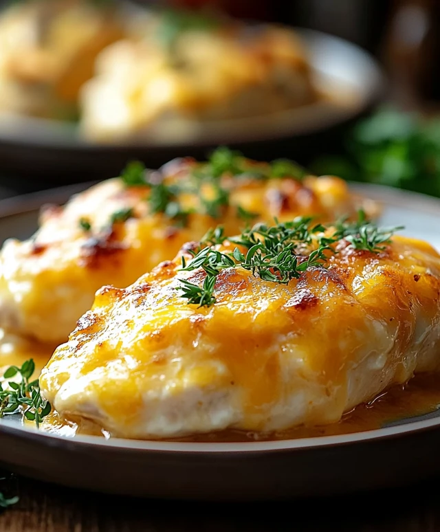 Cheddar Cheese Chicken Dish