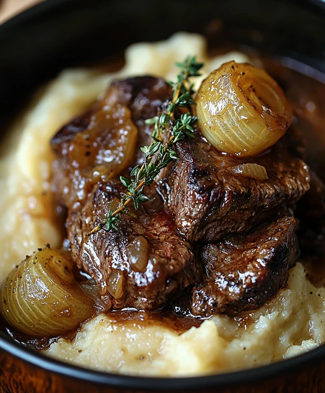 Braised Steak and Onion