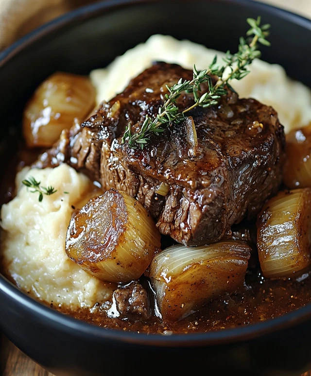 Braised Steak and Onion
