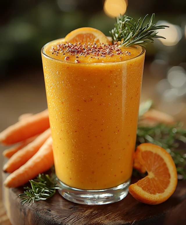 Carrot Smoothie Benefits