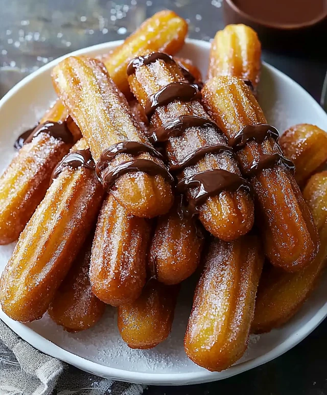 Chocolate Dipped Churros