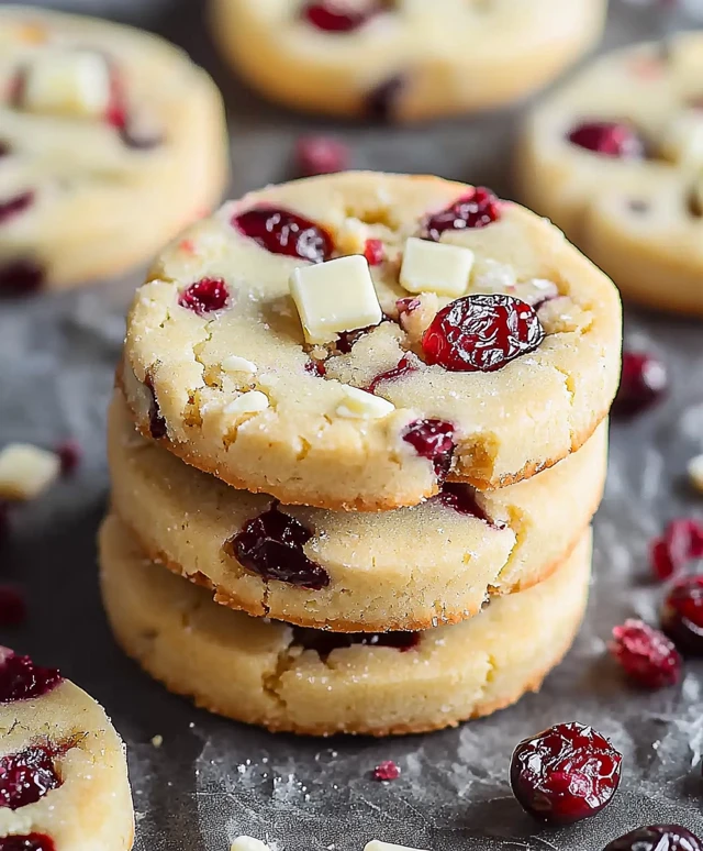 White Chocolate Cranberry Cookies
