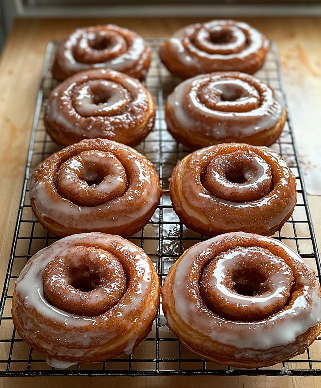 Cinnamon Roll Donuts