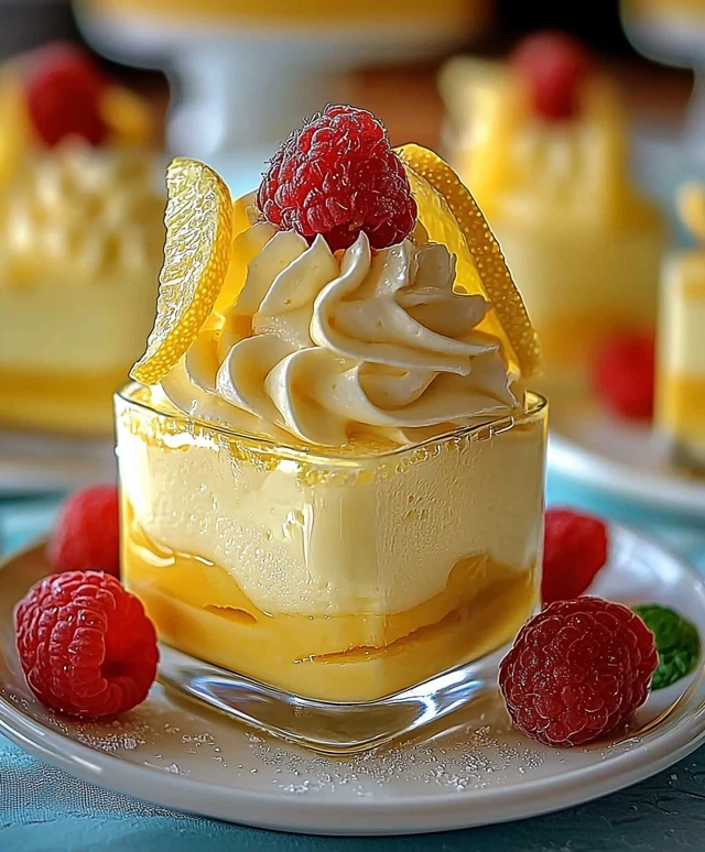 Lemon Cheesecake Mousse Dessert