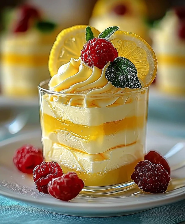 Lemon Cheesecake Mousse Dessert