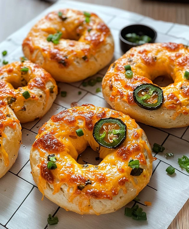 Cheddar Jalapeño Bagels