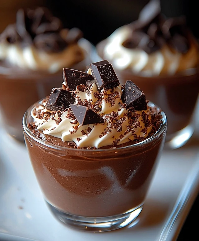 No-Bake Chocolate Mousse Dessert