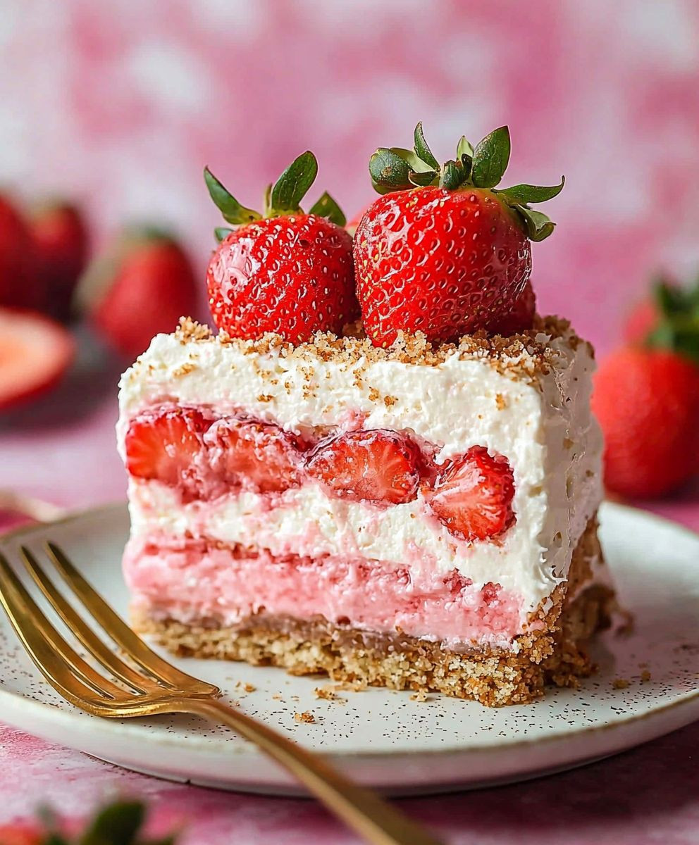 Strawberry Cream Cheese Cake