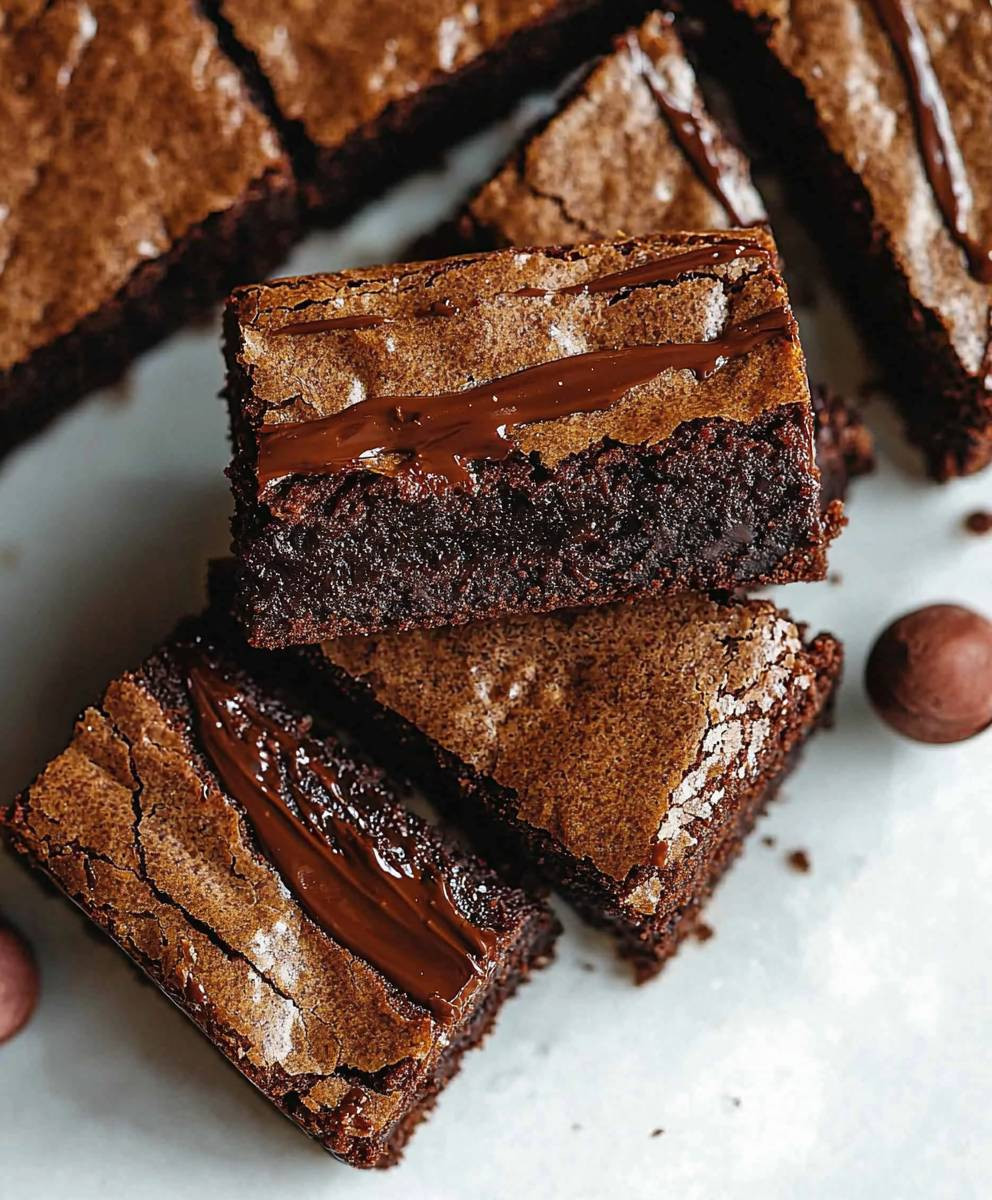 Nutella brownies dessert