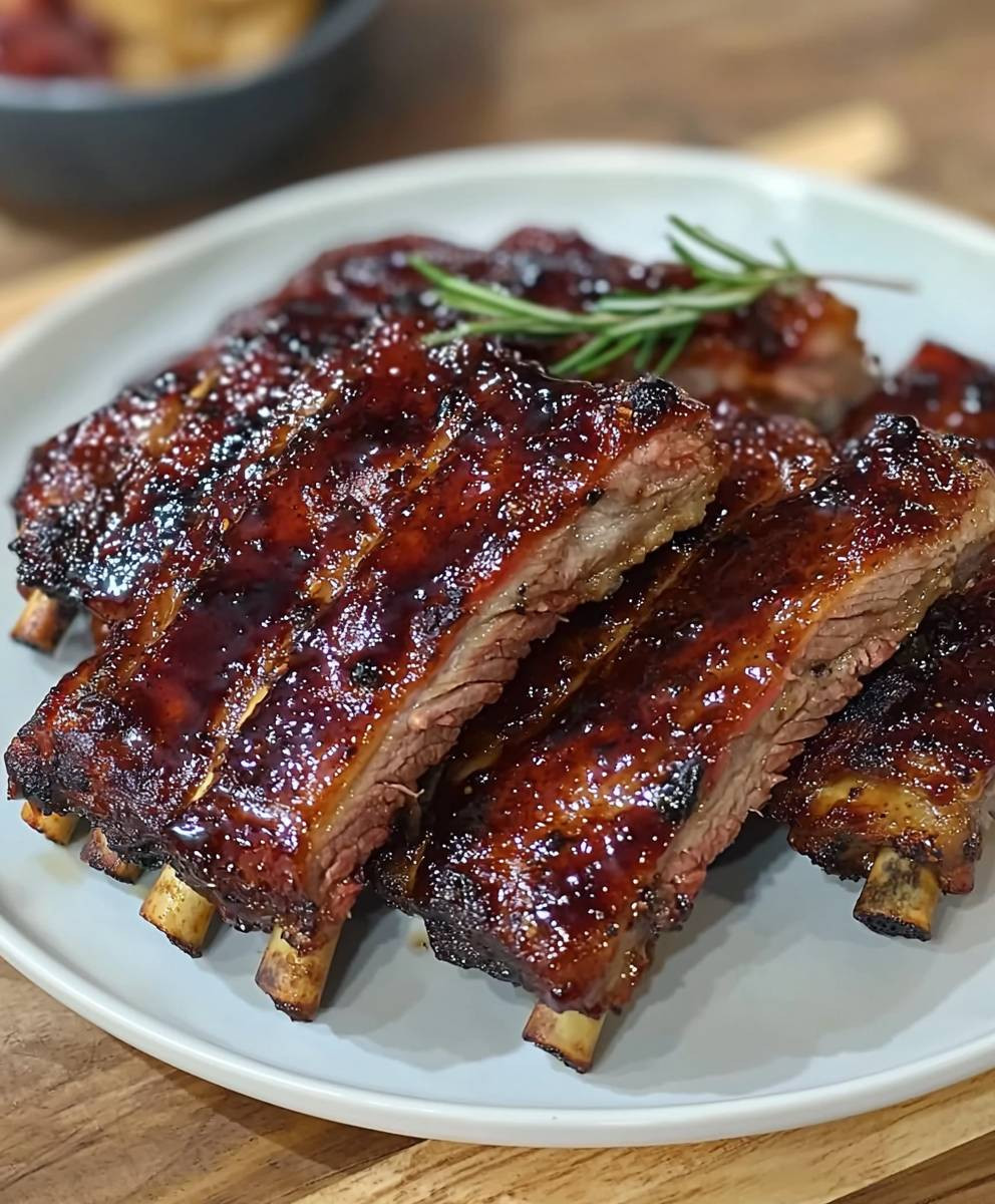 Black Pepper Teriyaki Ribs