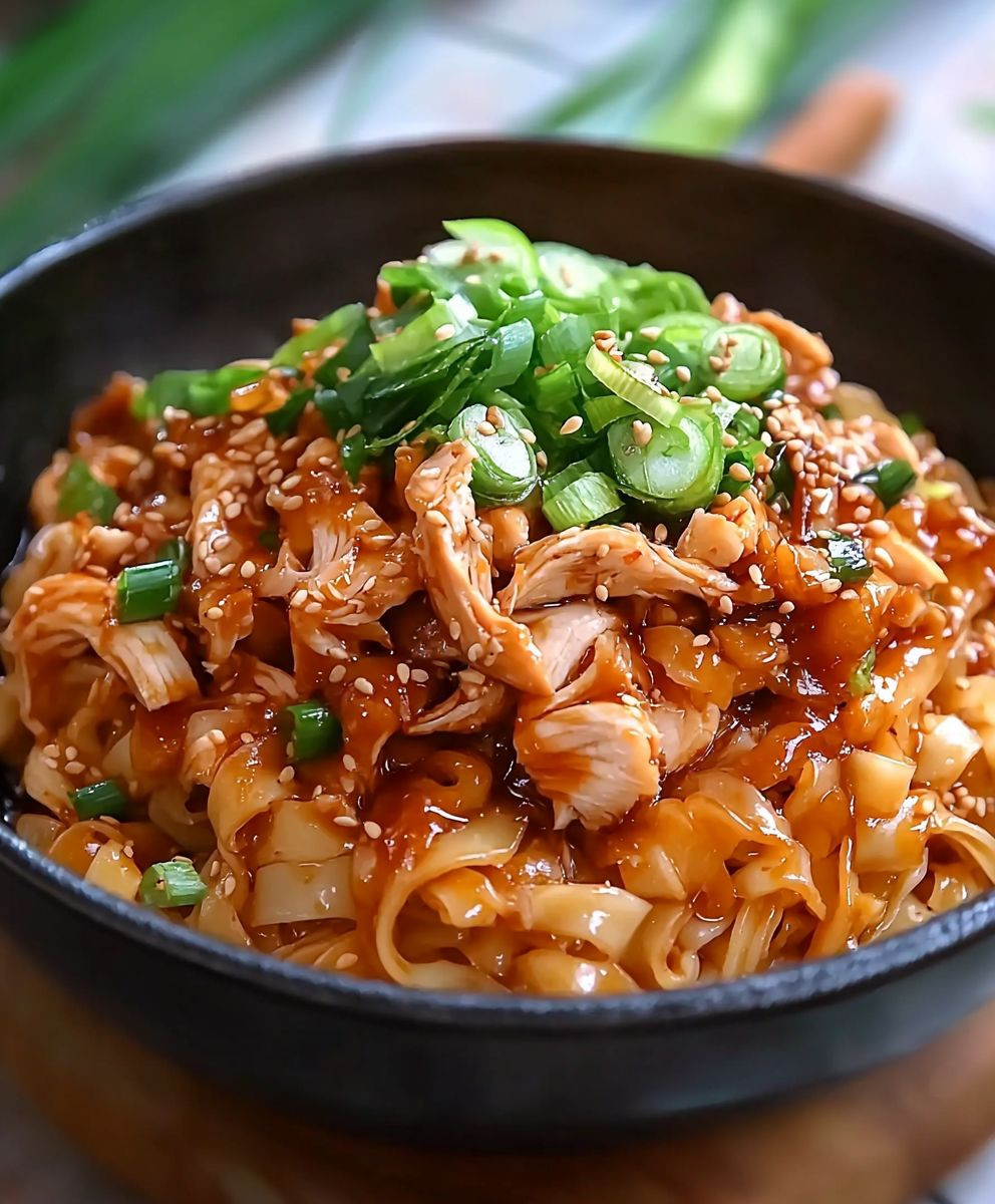 Shredded Braised Chicken Noodles