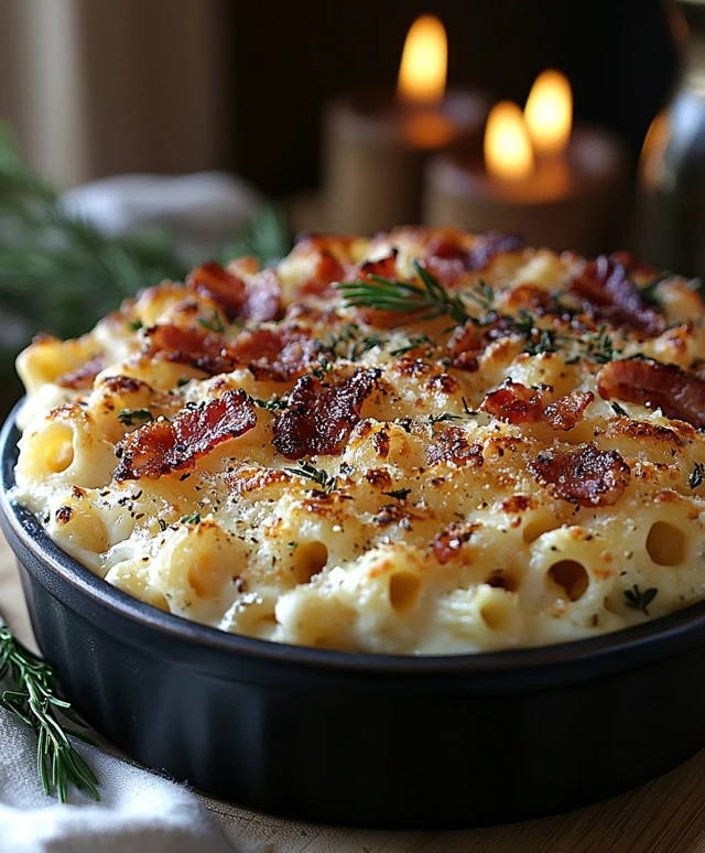 Bacon Feta Mac and Cheese