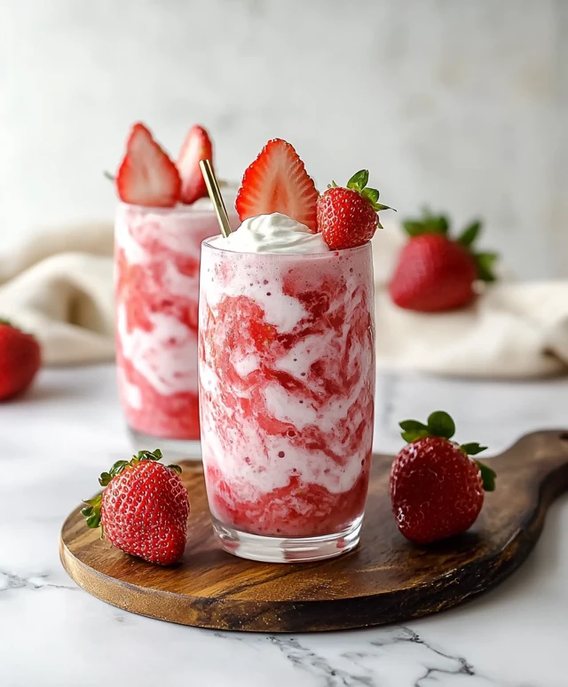 Korean Strawberry Milk