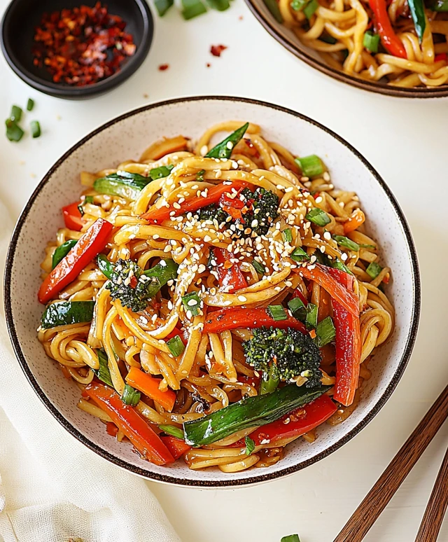 Vegetable Stir Fry Noodles