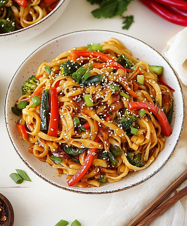 Vegetable Stir Fry Noodles