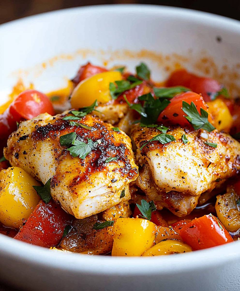 Cajun Chicken Sweet Peppers