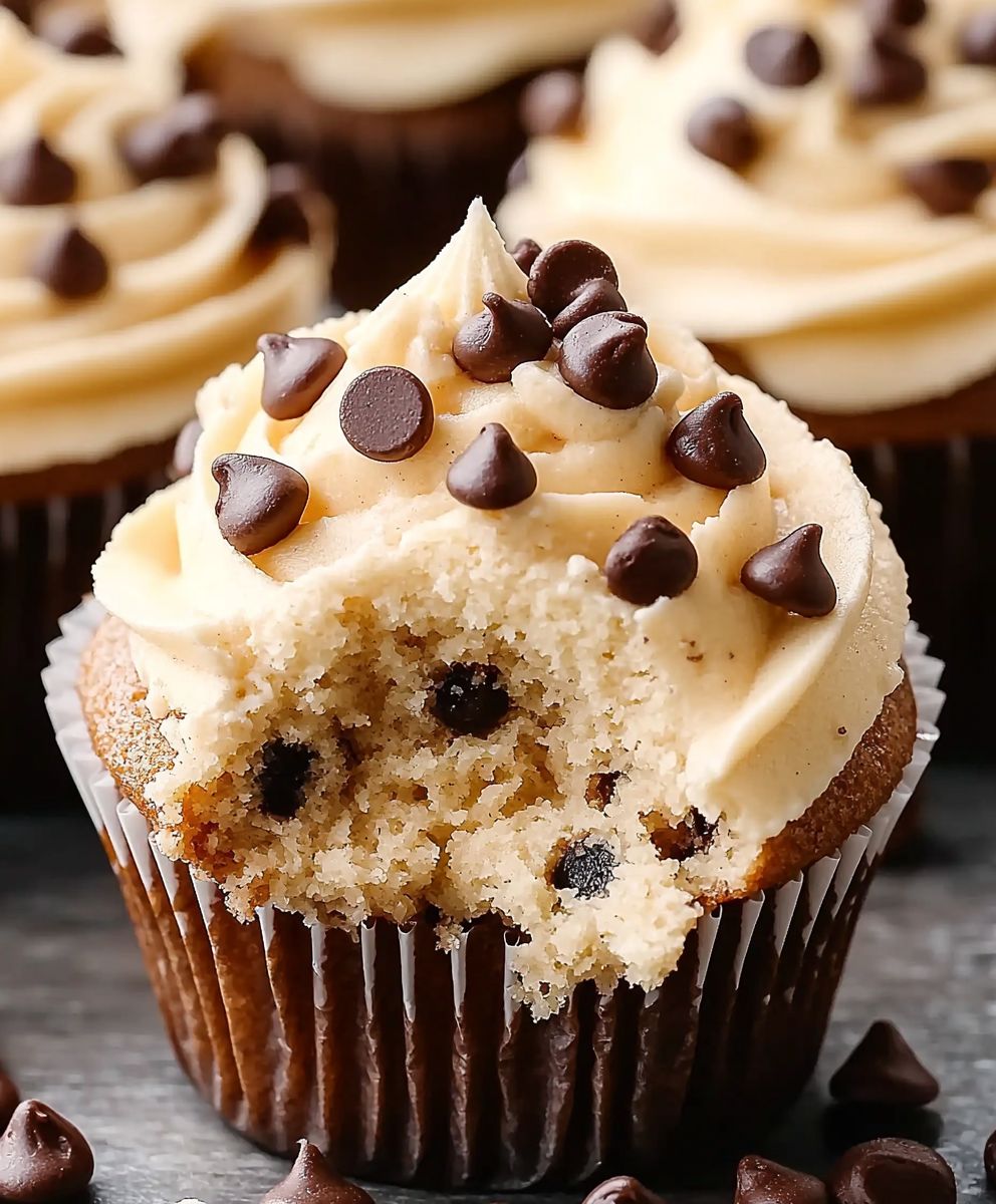 Cookie Dough Cupcakes