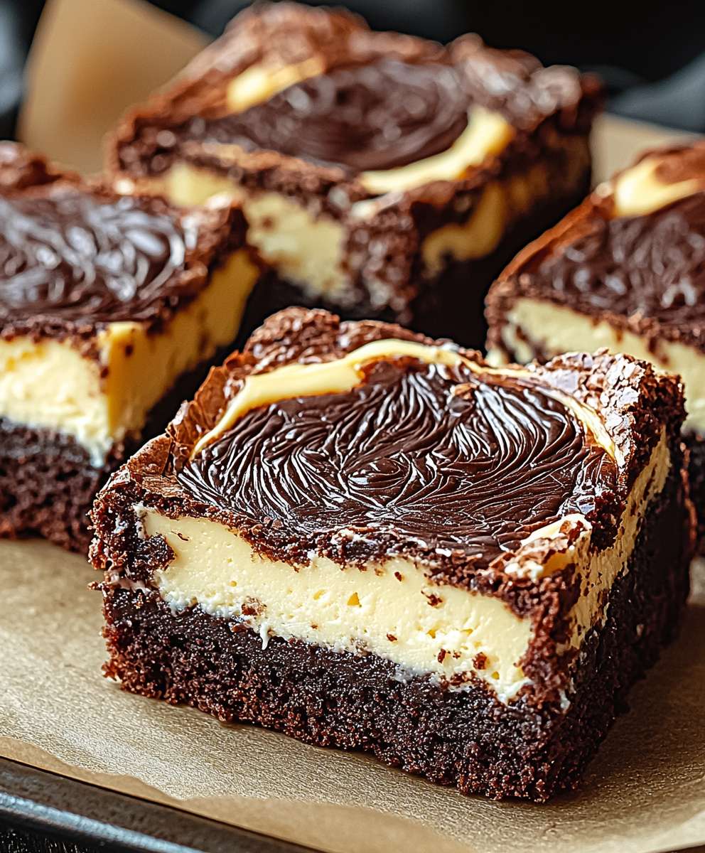 Baileys Cheesecake Brownies