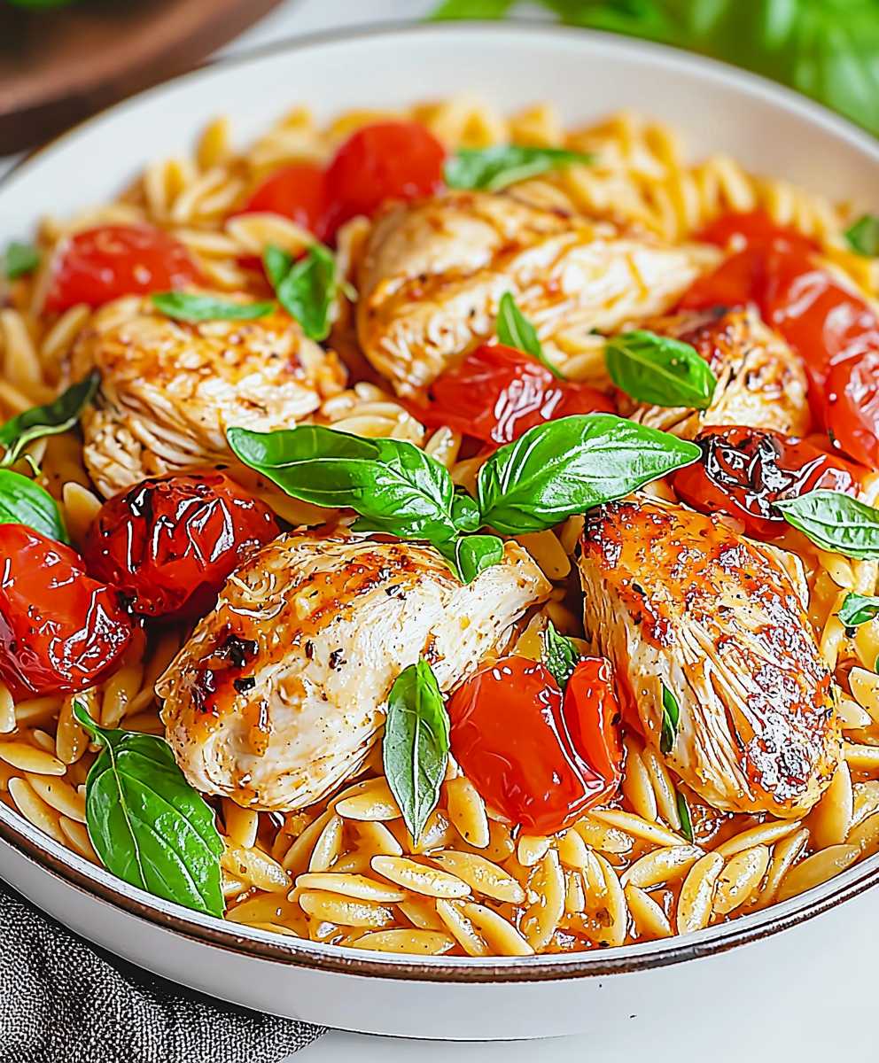 Italian Chicken and Orzo