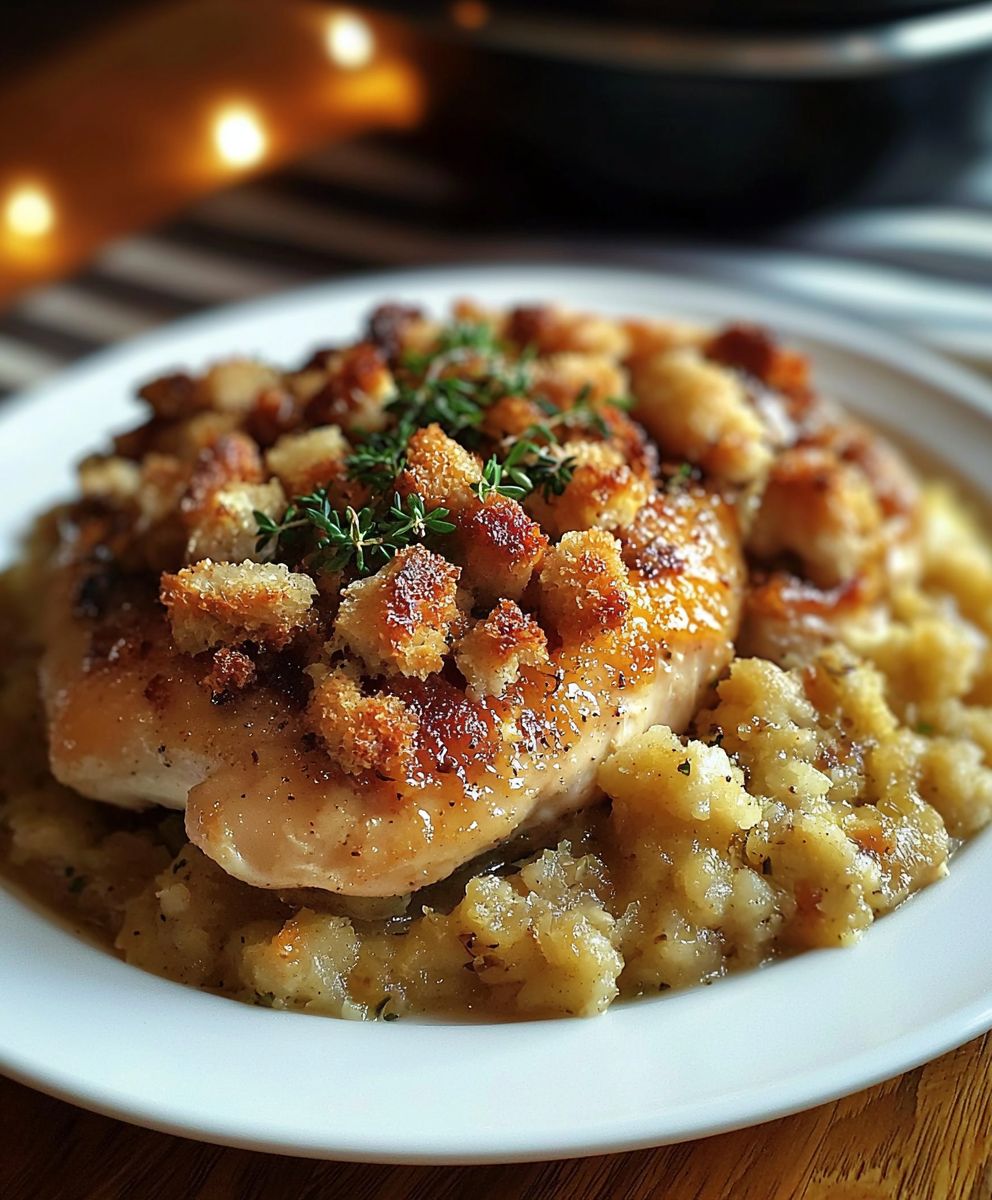Chicken and Stuffing Slow Cooker