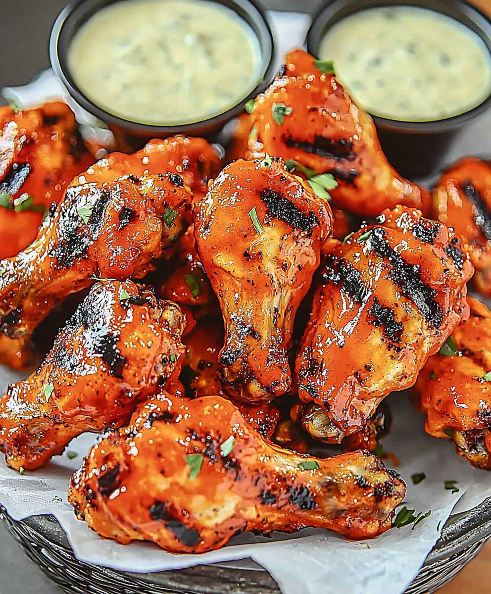 Grilled Buffalo Wings