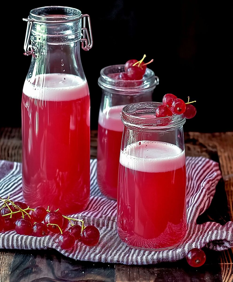 Redcurrant syrup