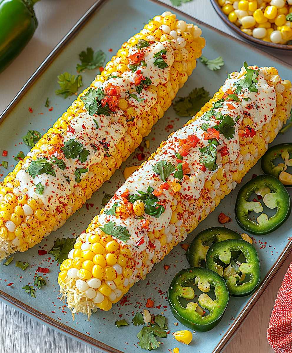 Jalapeno Popper Street Corn