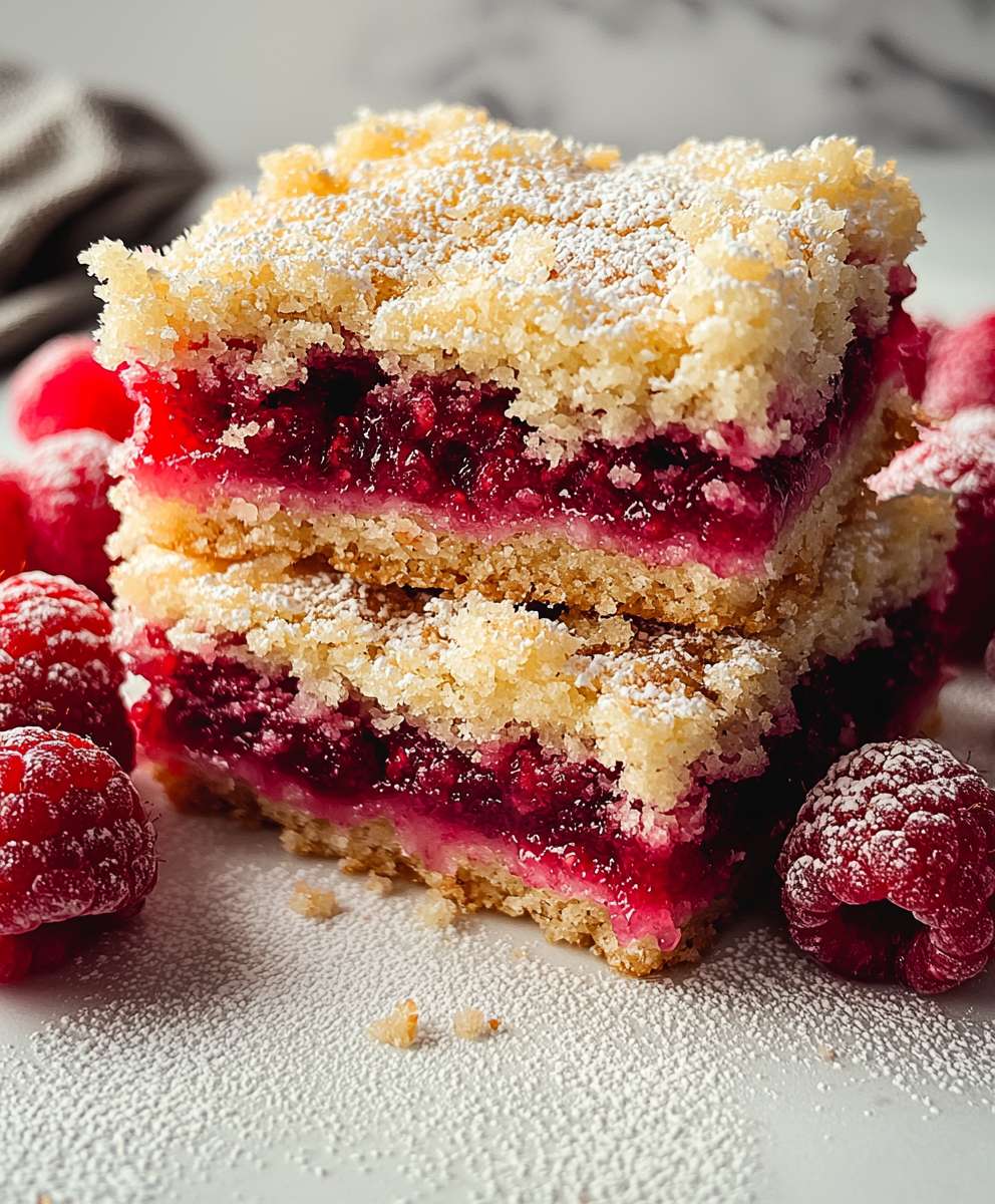 Raspberry bars