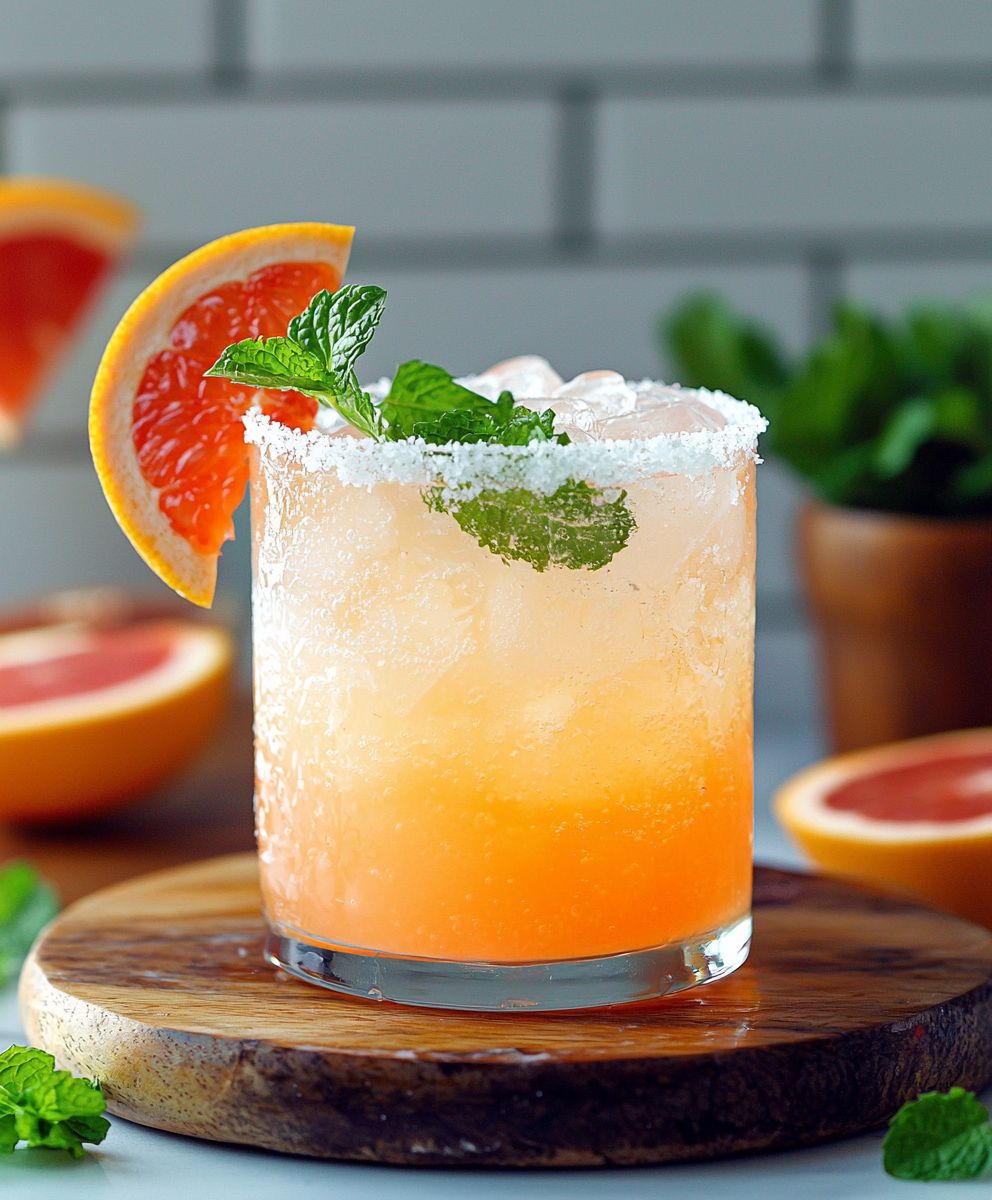 Grapefruit Mint Margarita