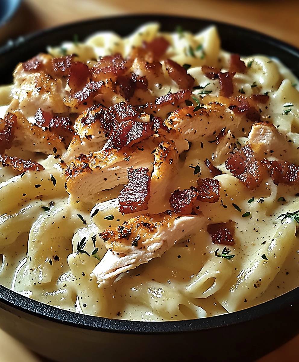 Chicken Bacon Ranch Pasta