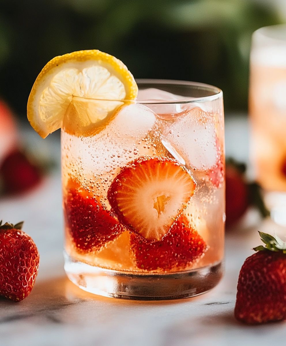 Strawberry Lemonade Spritzer