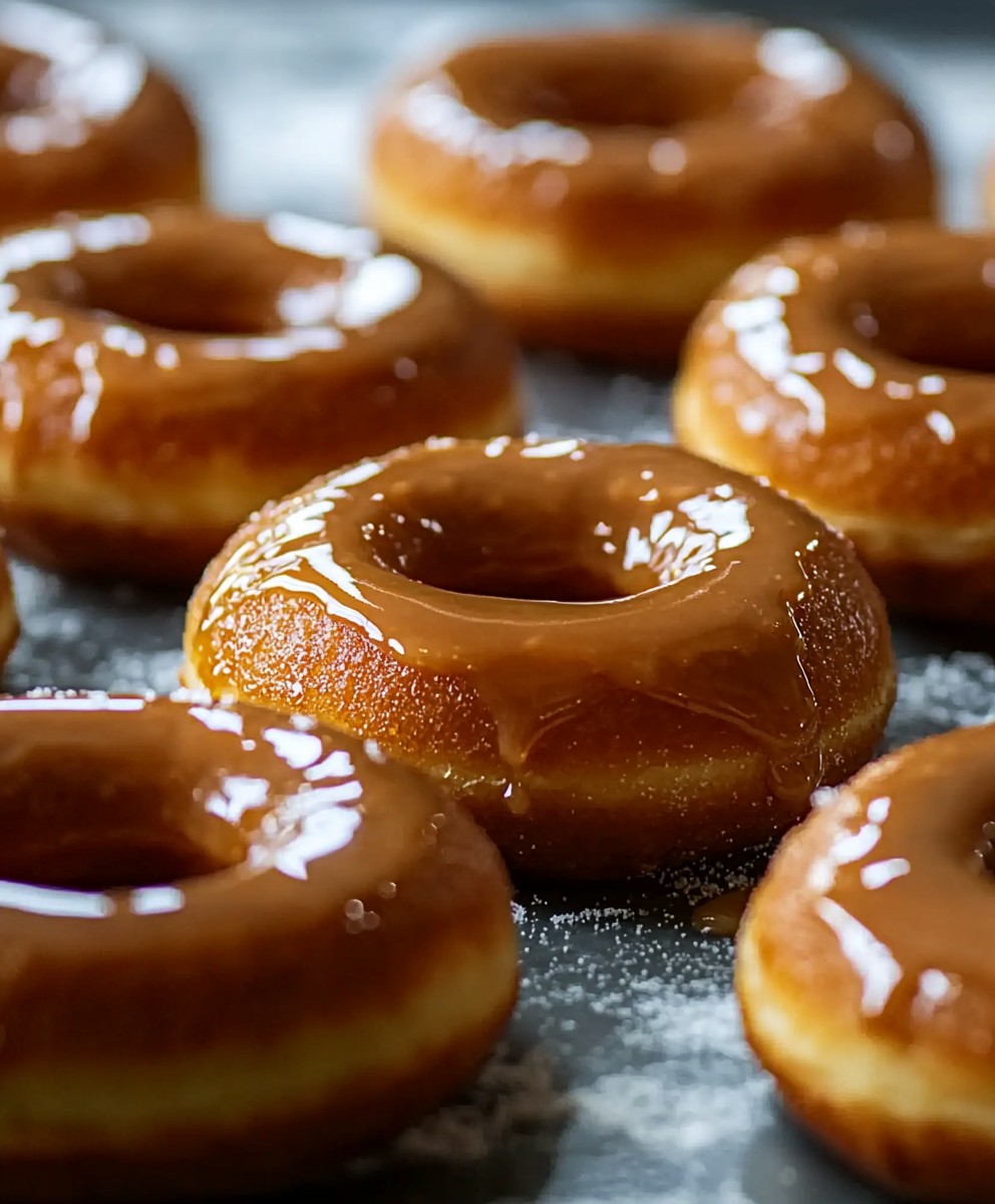 Frozen maple donuts