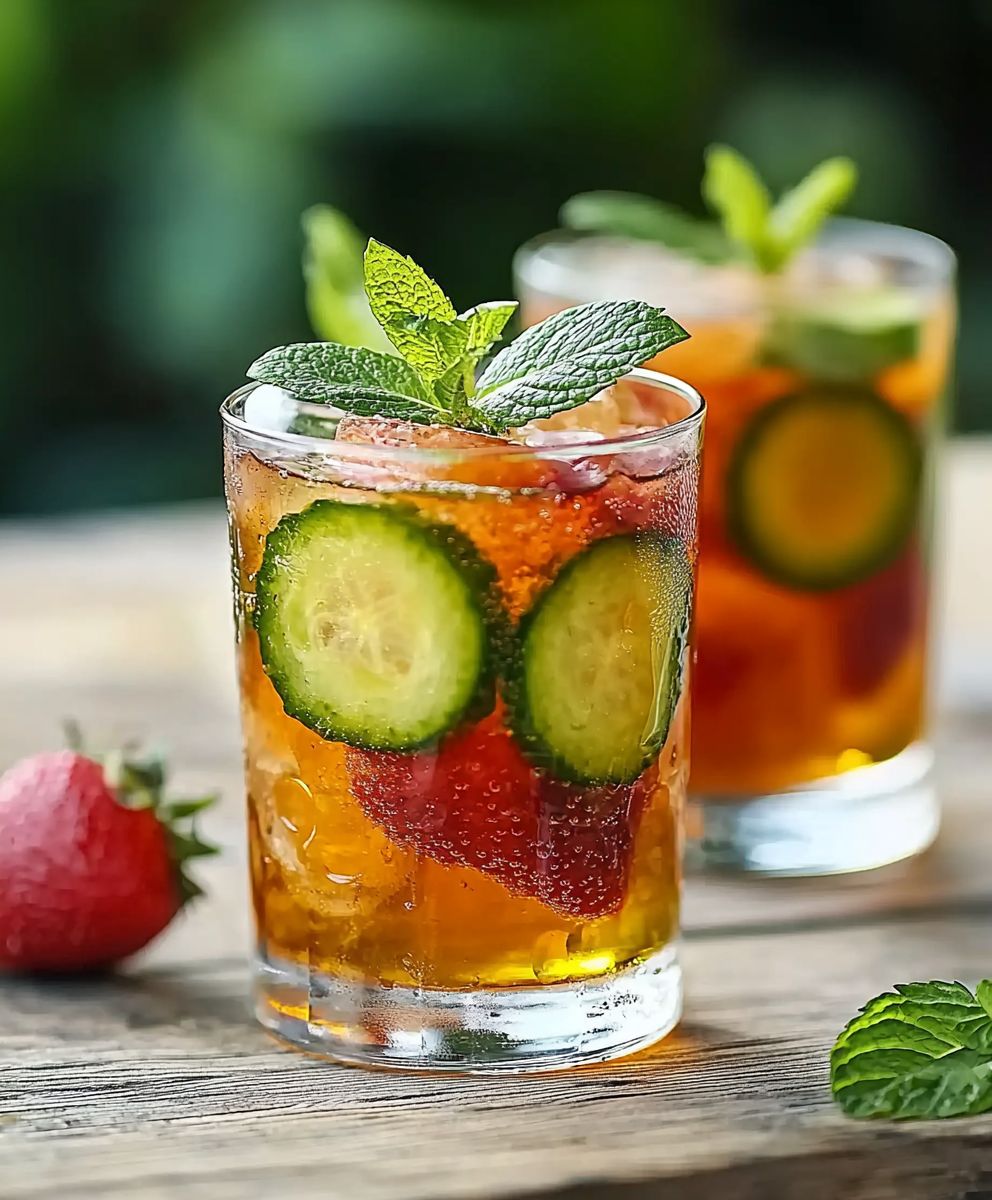 Pimms summer cocktail