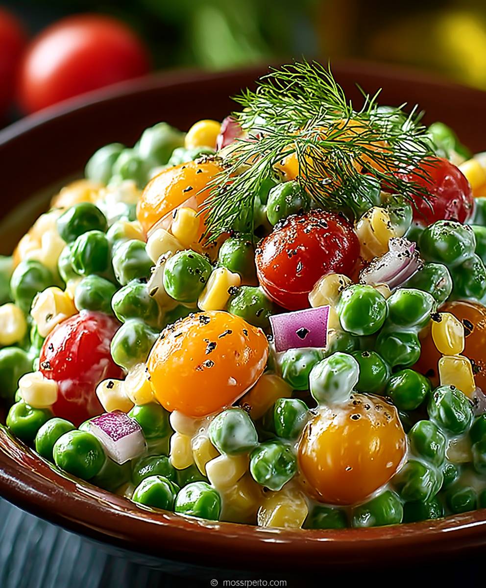 Pea Salad Old Fashioned