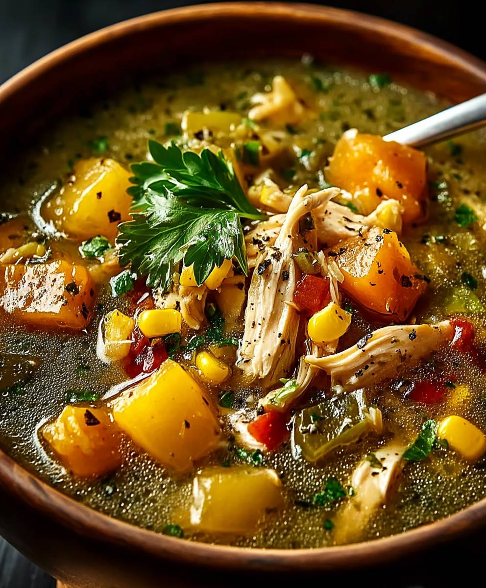 Green Chile Chicken Stew