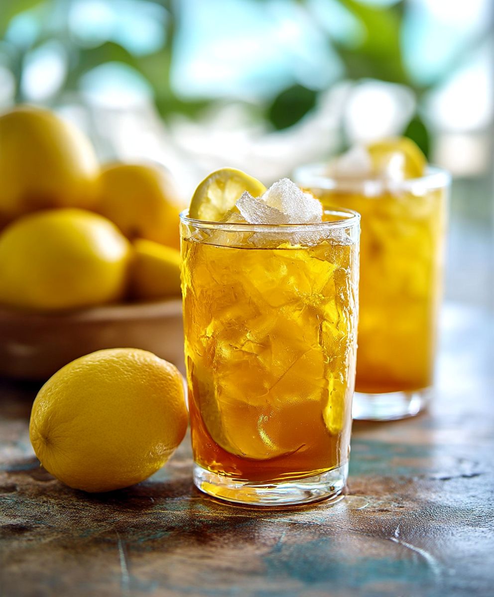 Brown sugar lemonade