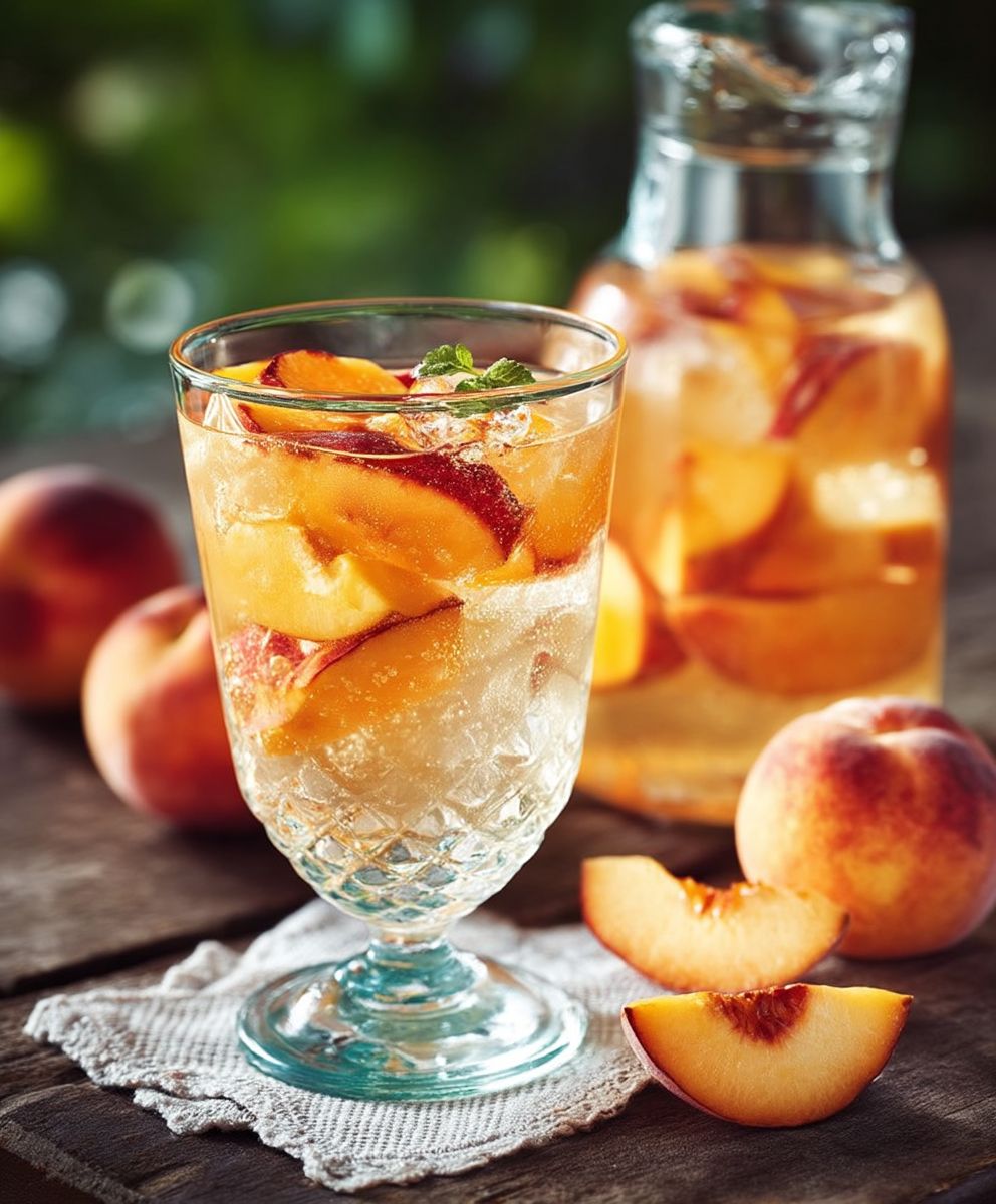 White Sangria Peaches