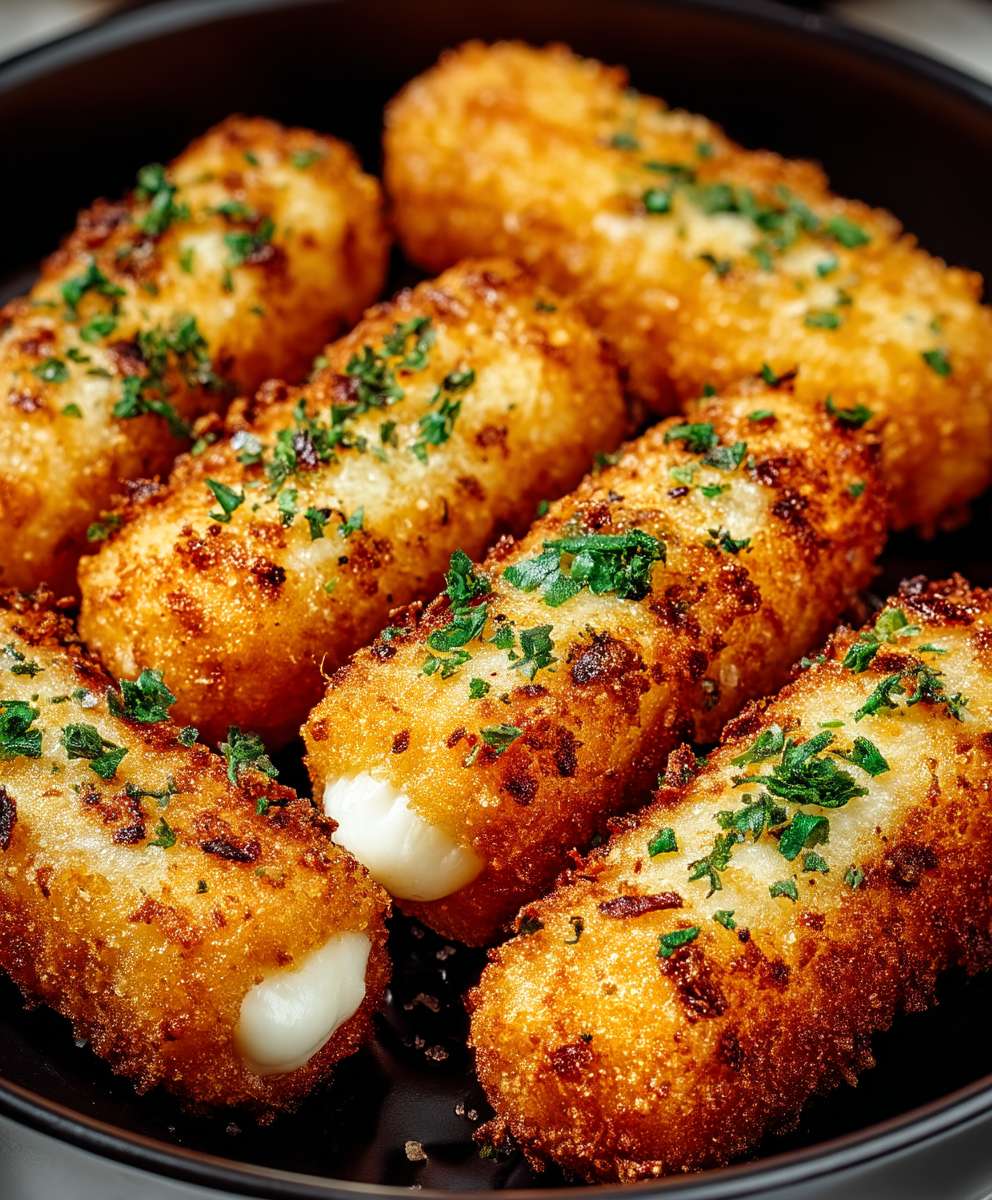 Air Fryer Mozzarella Sticks