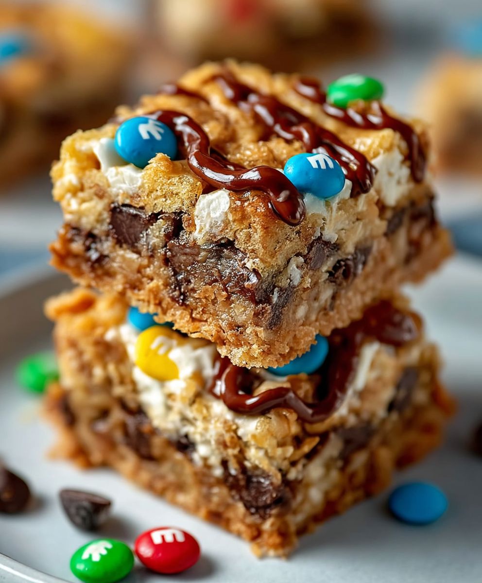 Monster cookie bars